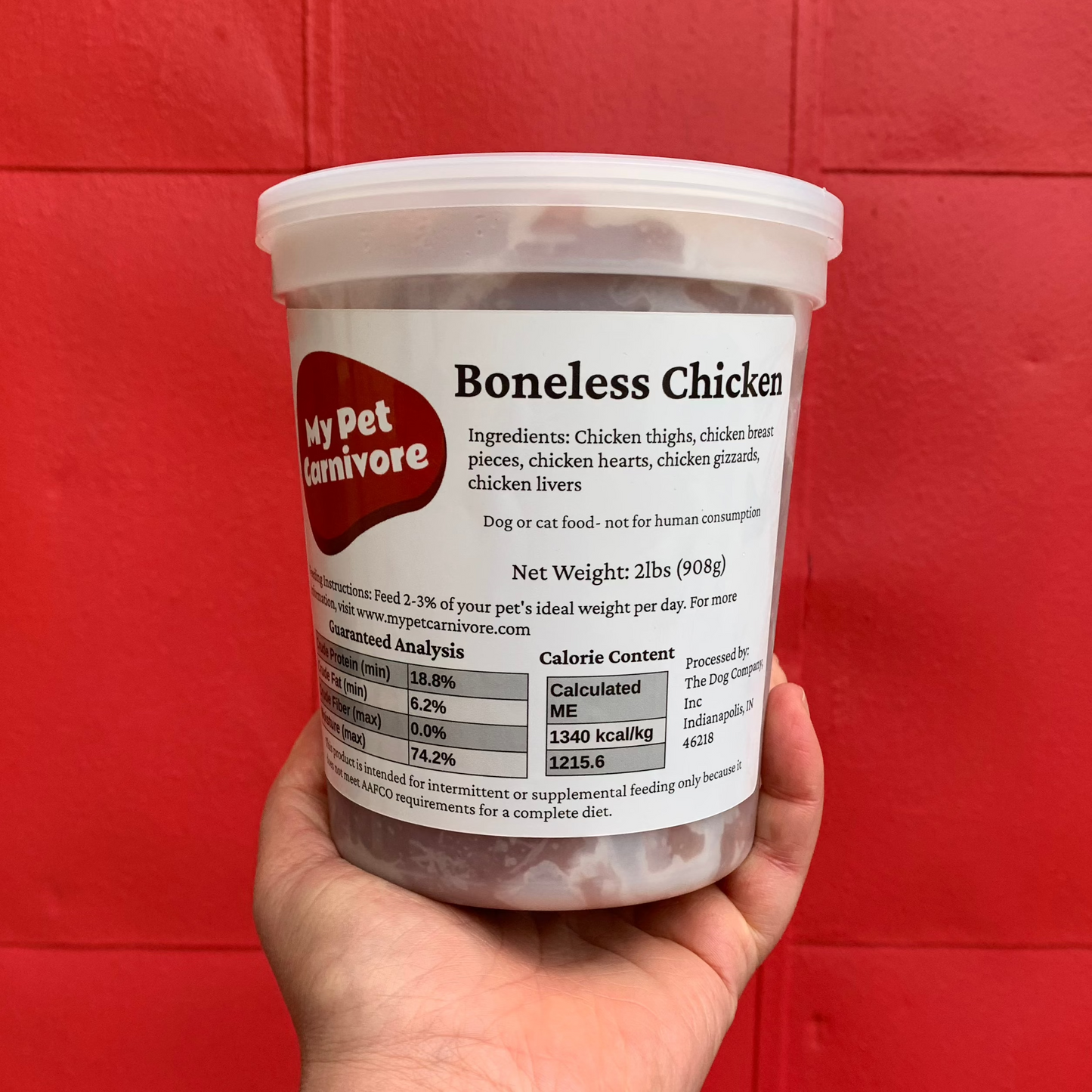 Boneless Ground Chicken & Organ - 2lb