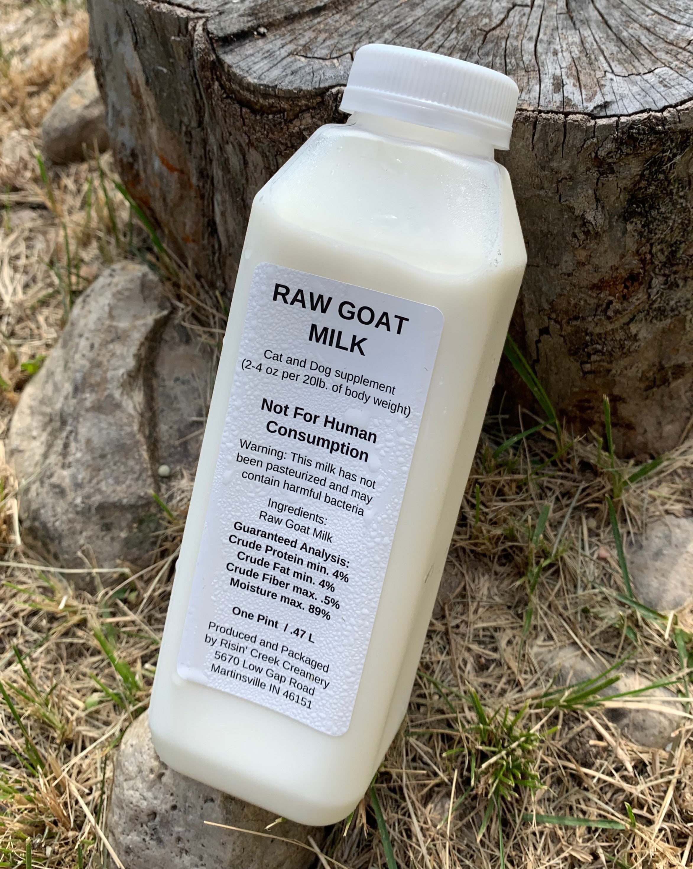 Unpasteurized Goat Milk Pint