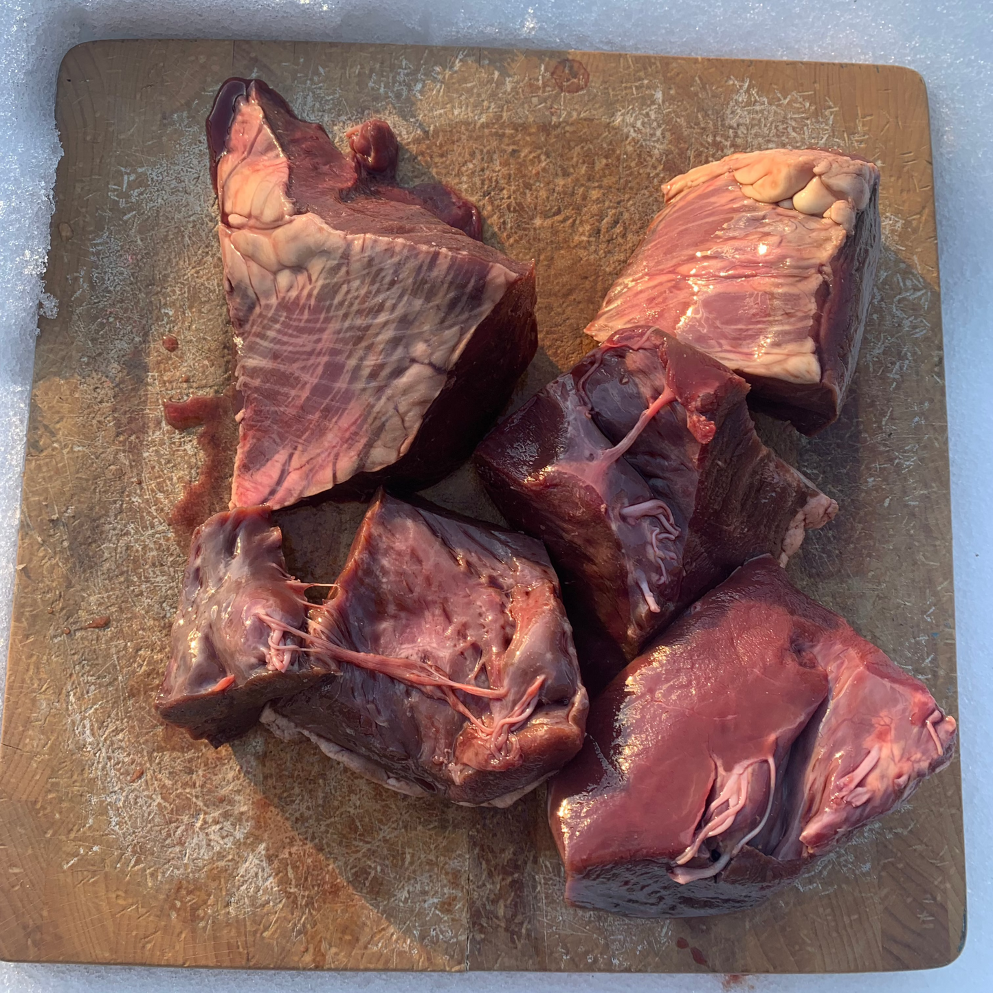 Beef Heart Chunks-2 LB.