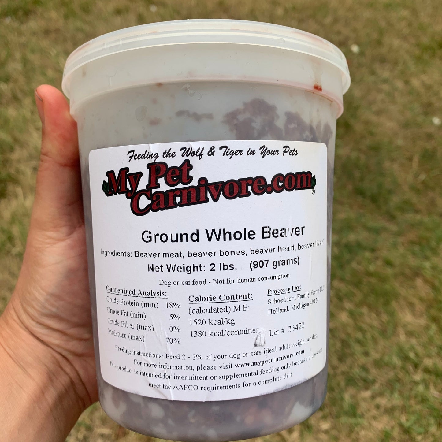 Coarse Ground Whole Beaver-2 LB.